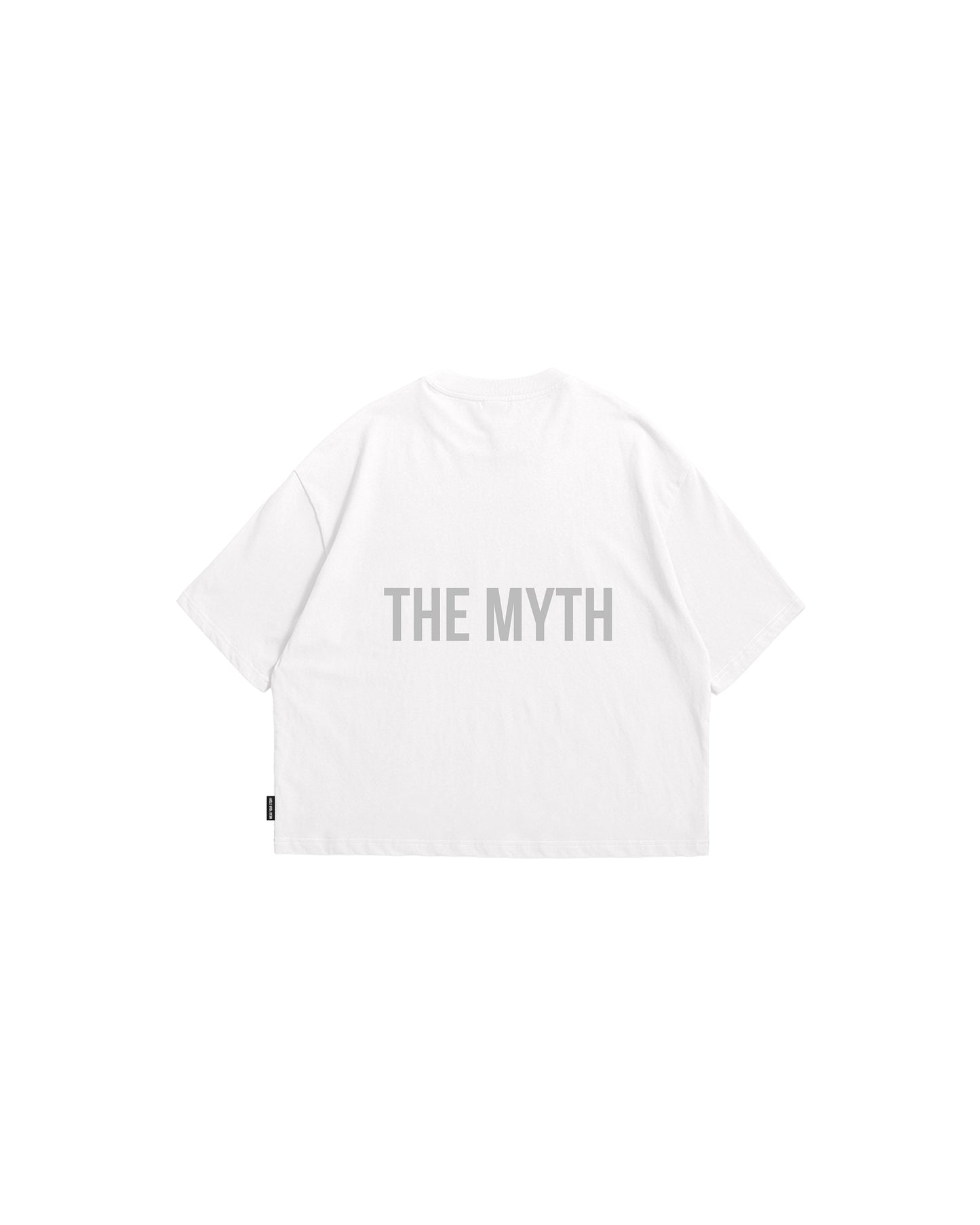 OG LOGO BOXY FIT CROPPED TEE - WHITE