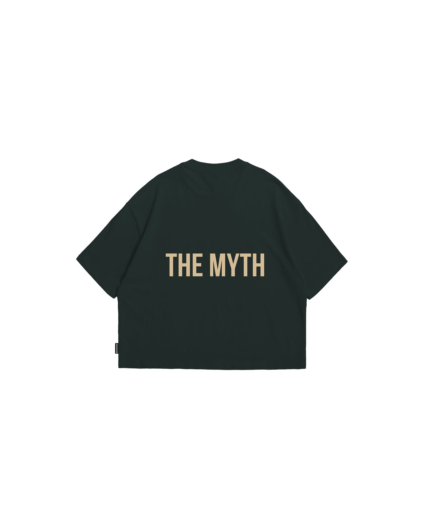 OG LOGO BOXY FIT CROPPED TEE - MOSS GREEN