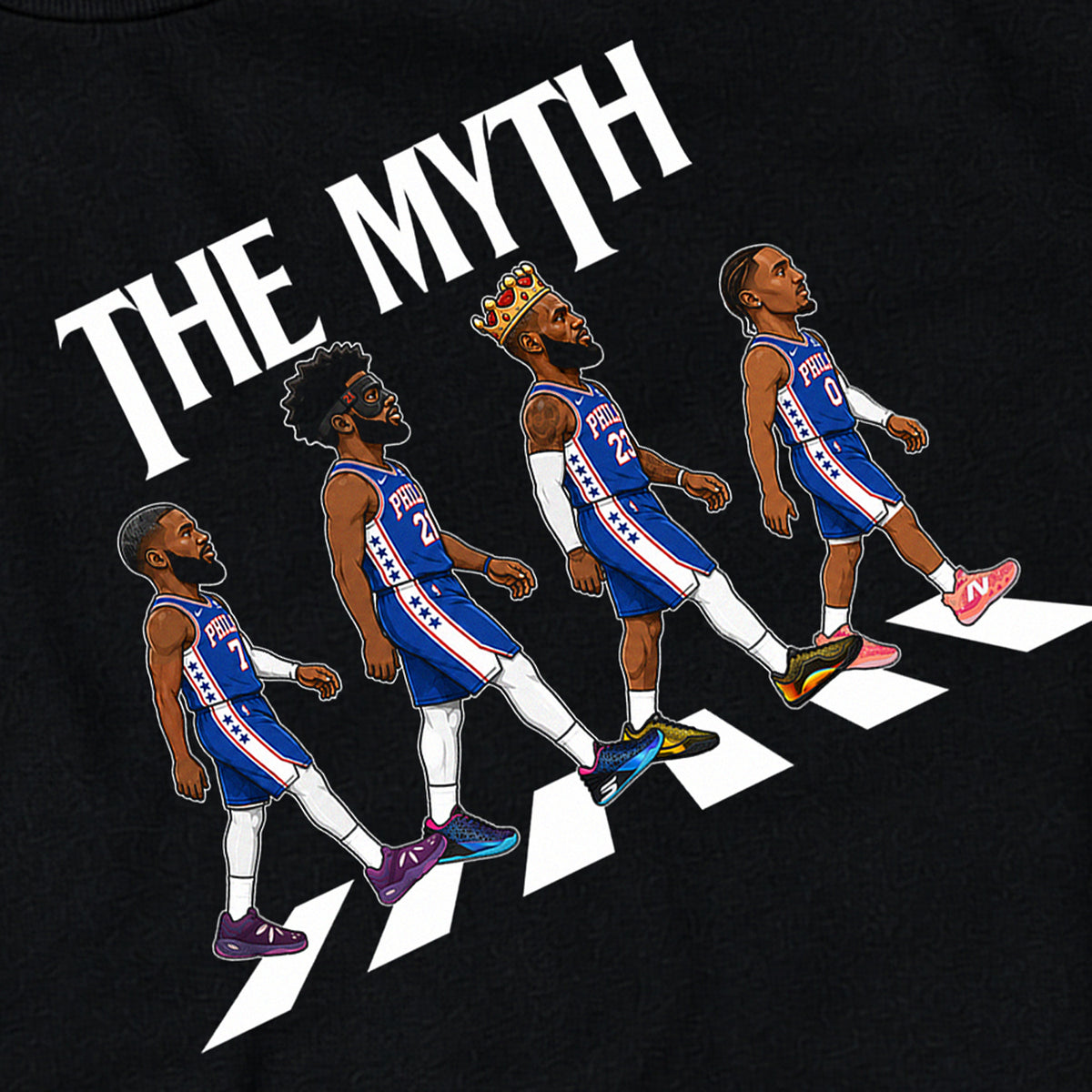 PHILLY BIG 4 TEE - BLACK
