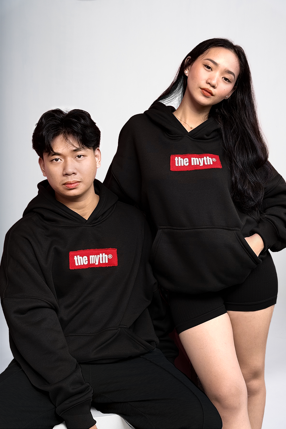 NO RISK NO STORY OVERSIZED HOODIE - BLACK