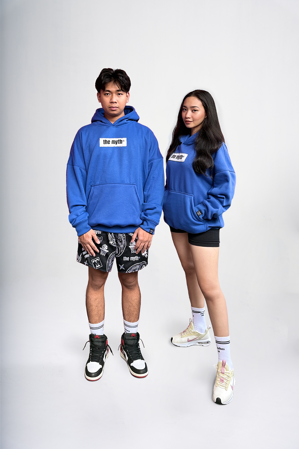 NO RISK NO STORY OVERSIZED HOODIE - ROYAL BLUE