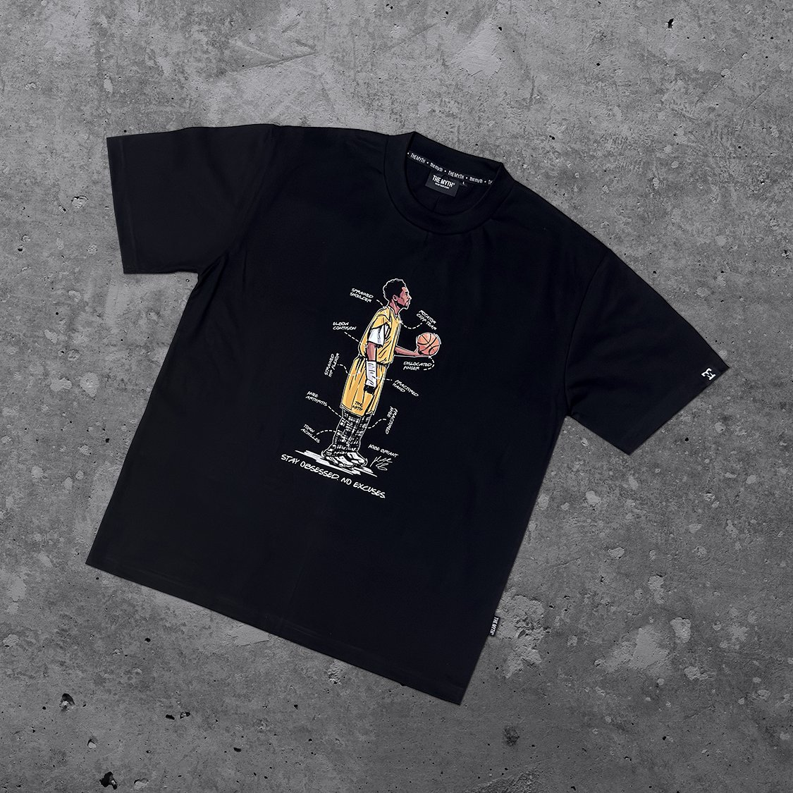 KOBE STAY OBSESSED TEE - BLACK