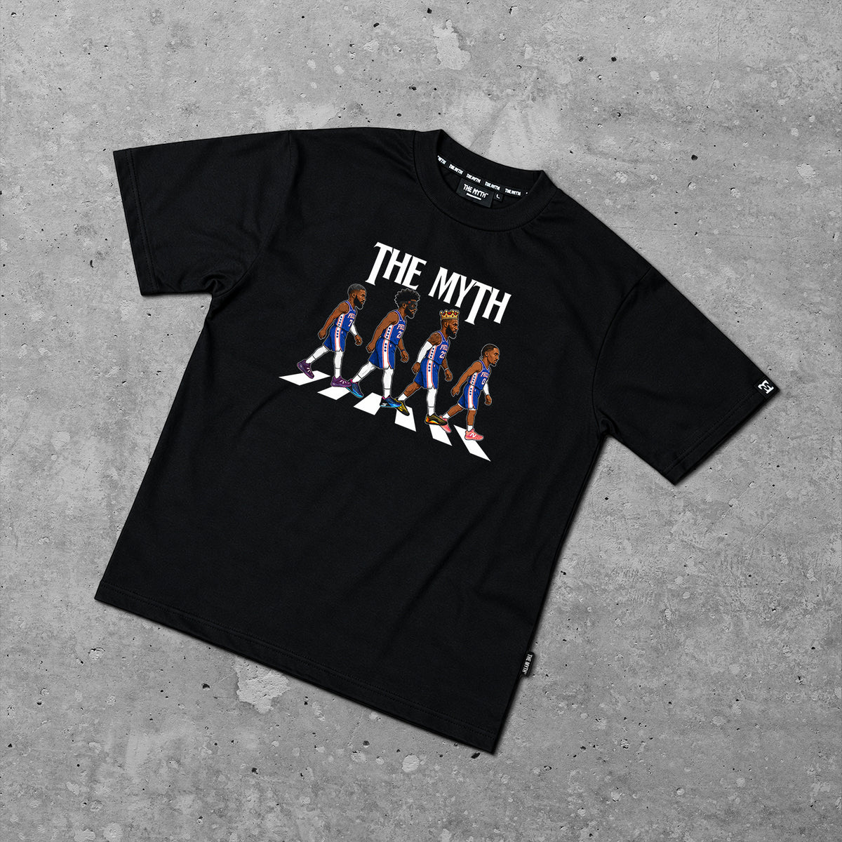 PHILLY BIG 4 TEE - BLACK