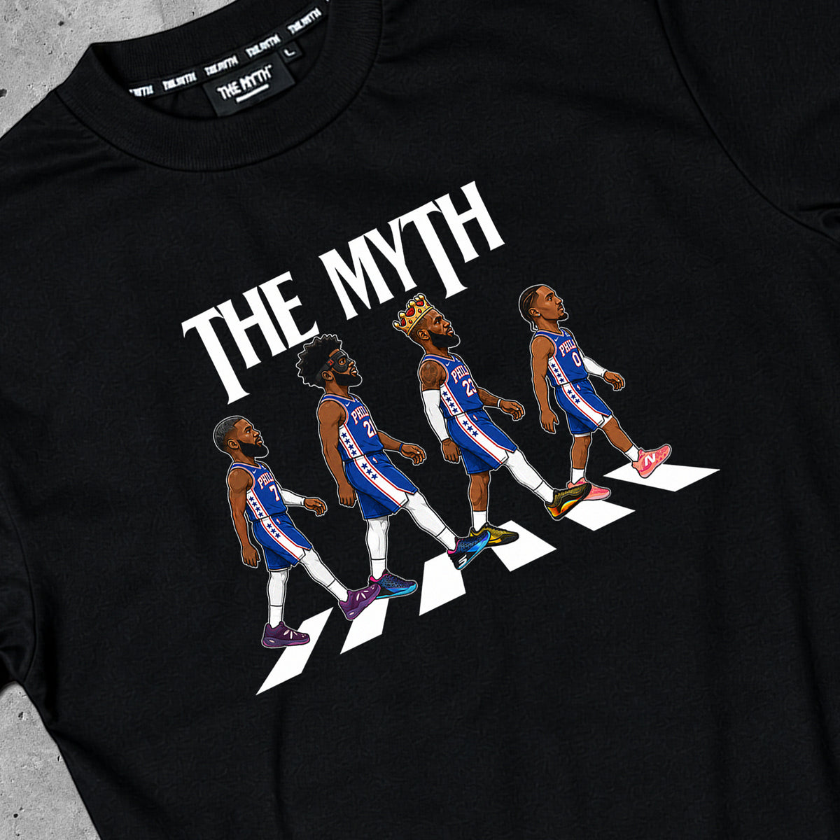 PHILLY BIG 4 TEE - BLACK