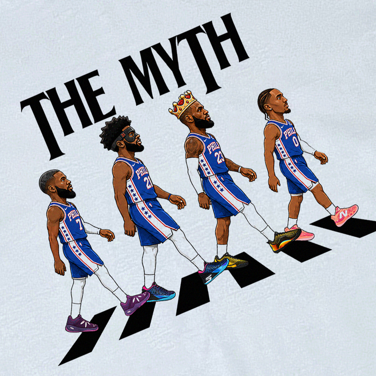 PHILLY BIG 4 TEE - WHITE