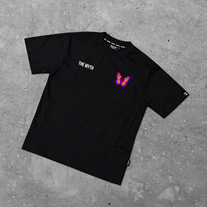BUTTERFLY TEE - BLACK