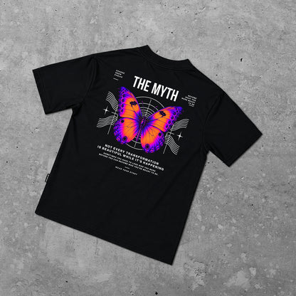 BUTTERFLY TEE - BLACK