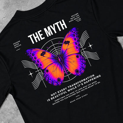 BUTTERFLY TEE - BLACK