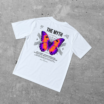 BUTTERFLY TEE - WHITE