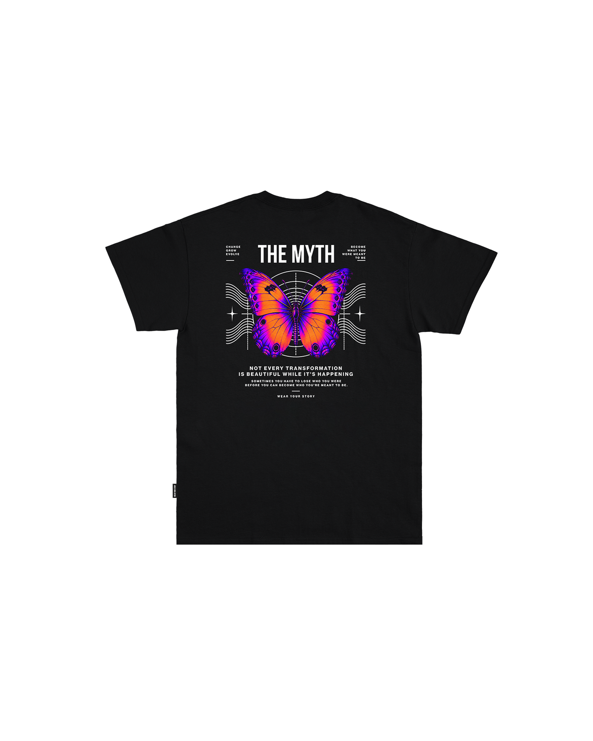 BUTTERFLY TEE - BLACK