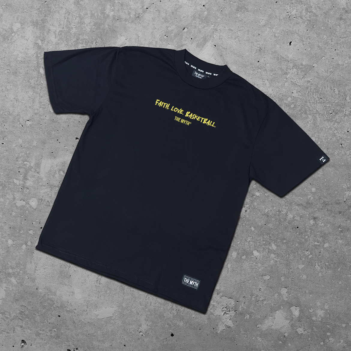 CURRY FAITH LOVE BASKETBALL BLACK TEE