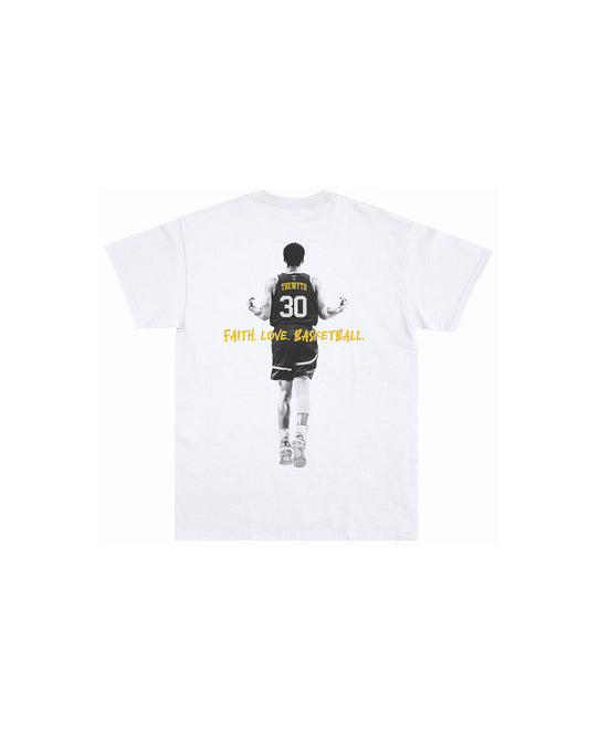CURRY FAITH LOVE BASKETBALL WHITE TEE