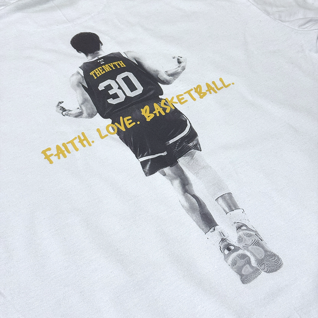 CURRY FAITH LOVE BASKETBALL WHITE TEE