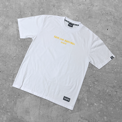 CURRY FAITH LOVE BASKETBALL WHITE TEE