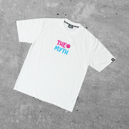 FLIRT AND PANIC TEE - WHITE
