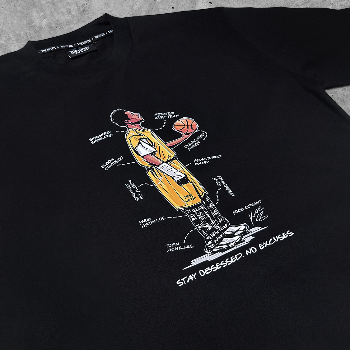 KOBE STAY OBSESSED TEE - BLACK