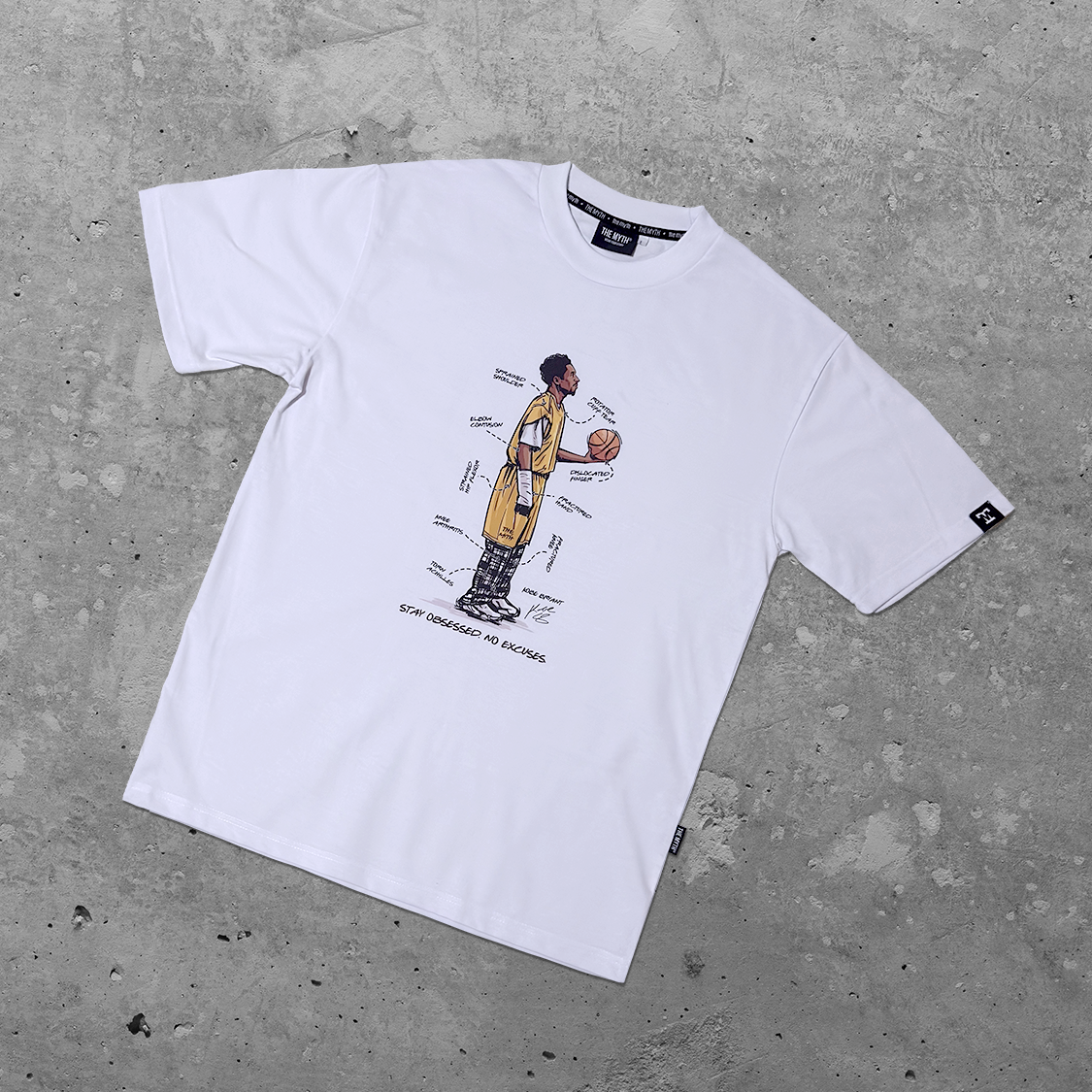 KOBE STAY OBSESSED TEE - WHITE