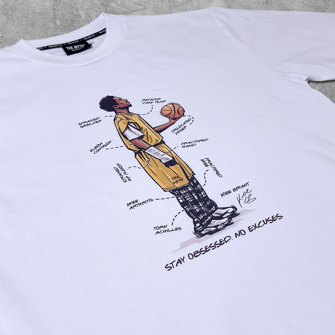 KOBE STAY OBSESSED TEE - WHITE