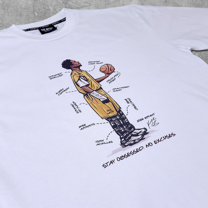 KOBE STAY OBSESSED TEE - WHITE