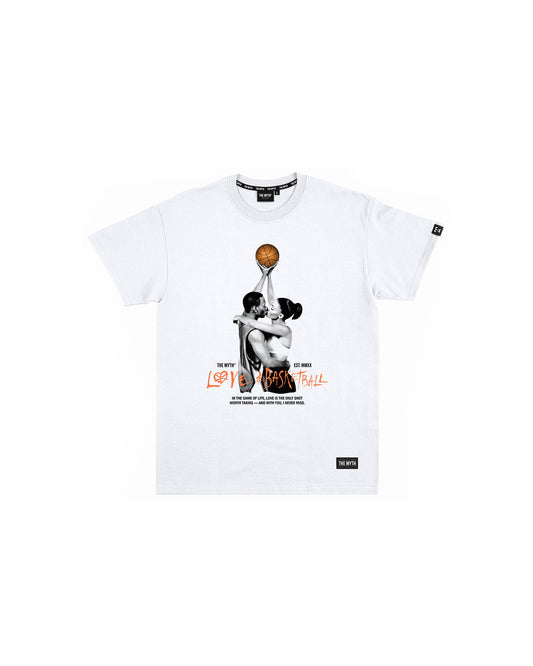 LOVE & BASKETBALL WHITE TEE