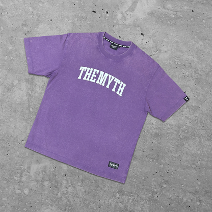 THE MYTH ARC ACID WASH PURPLE TEE