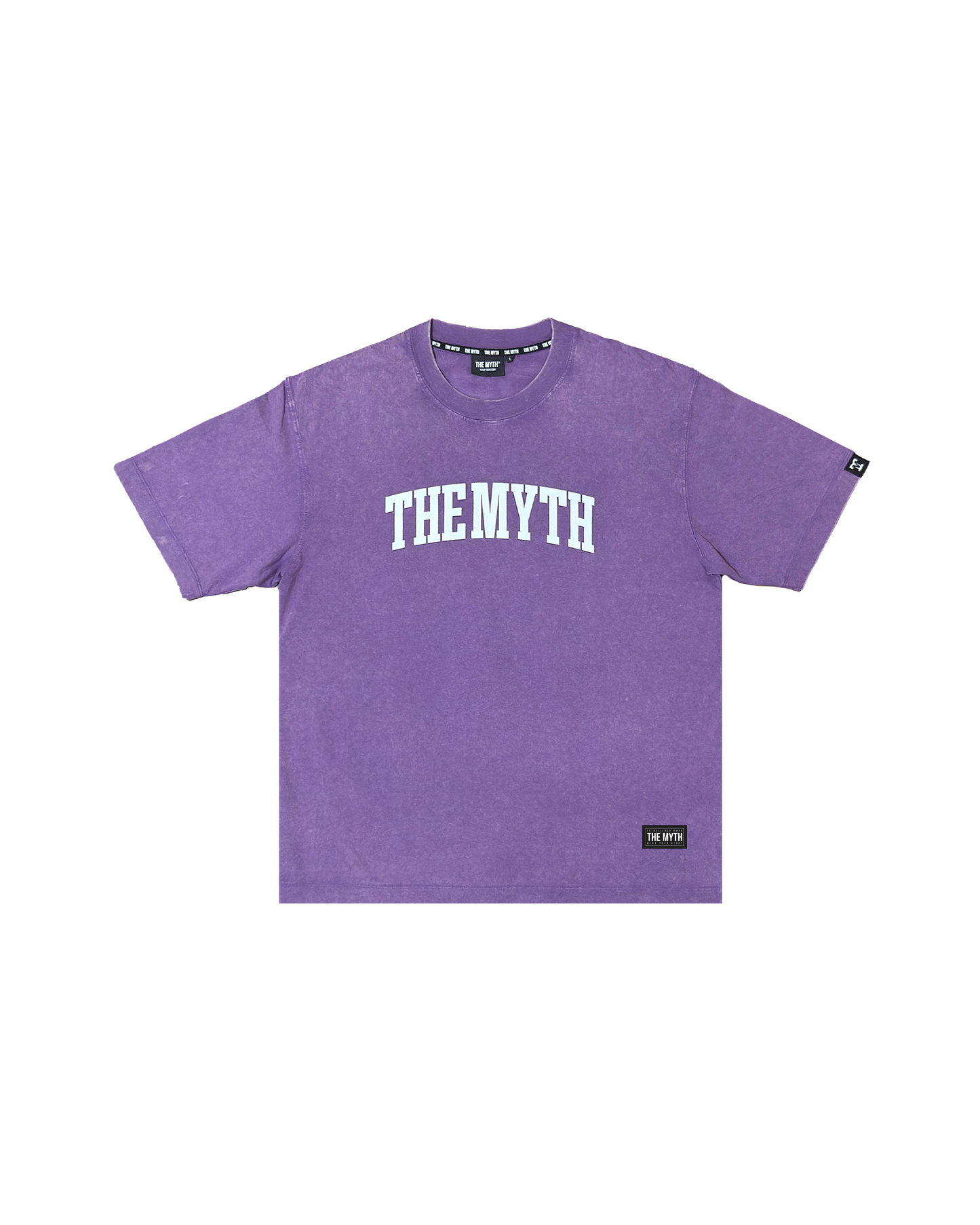 THE MYTH ARC ACID WASH PURPLE TEE
