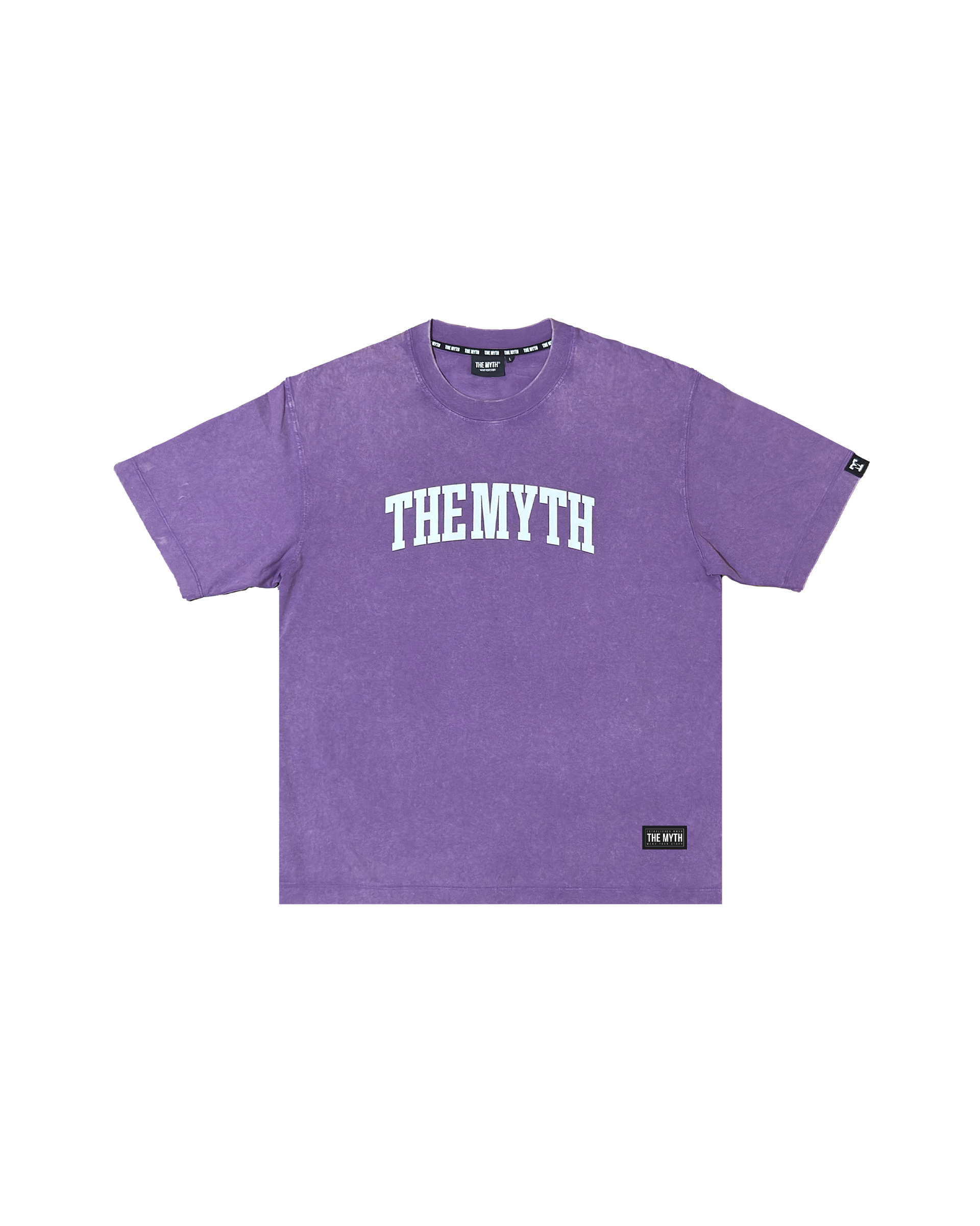 ideaswam tシャツ　パープル THE MYTH ARC OVERSIZED ACID WASH PURPLE TEE