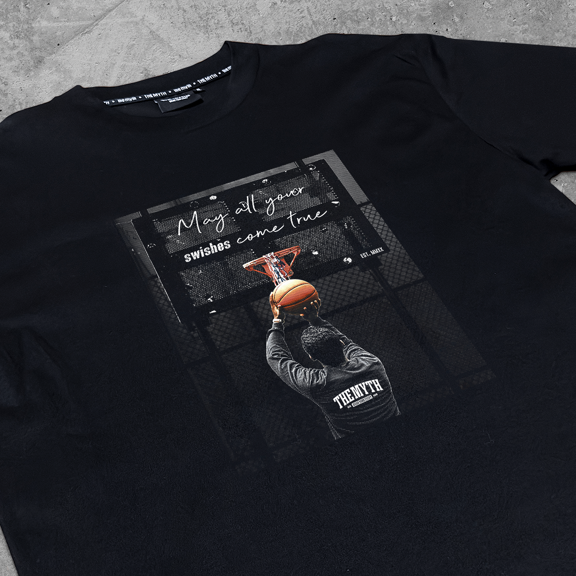 SWISH TEE – Plain Black Edition