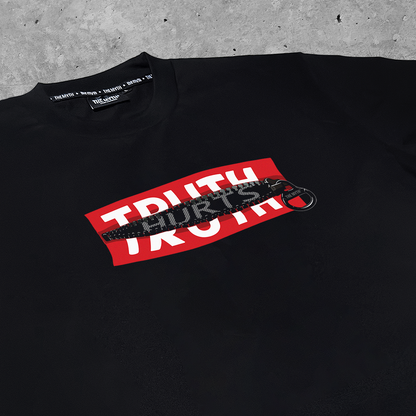 TRUTH HURTS TEE - BLACK